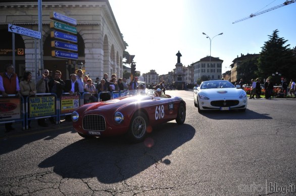 Il primo giorno della Mille Miglia 2012 ci ha portato da Brescia a Ferrara