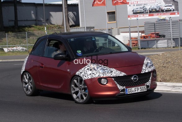 Opel Adam OPC, foto spia