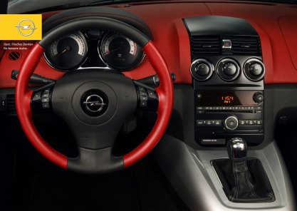 Opel GT - interni