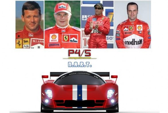 Ferrari P4/5 Competizione: Cappellari-Giovanardi-Larini-Salo l'equipaggio