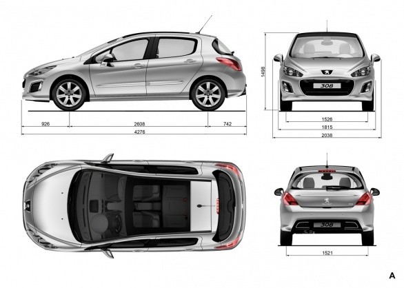 Peugeot 308 restyling 2011