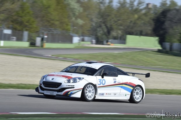 Peugeot RCZ R & RCZ Cup Test a Imola 2014