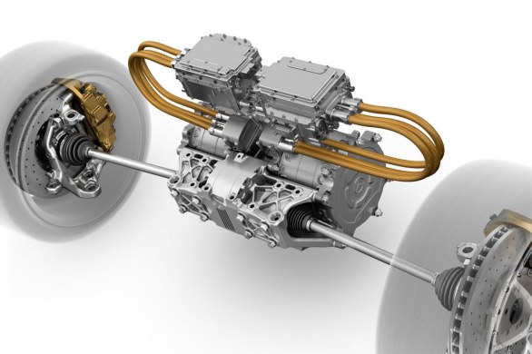 piattaforma elettrica Mercedes SLS AMG E-CELL