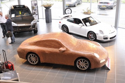 Porsche 911 di cioccolato