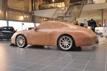 Porsche 911 di cioccolato