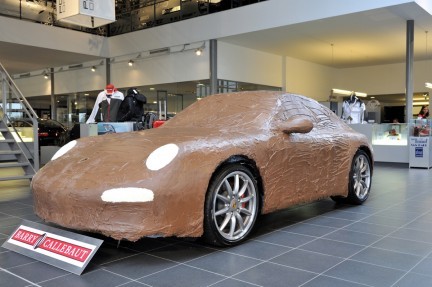 Porsche 911 di cioccolato