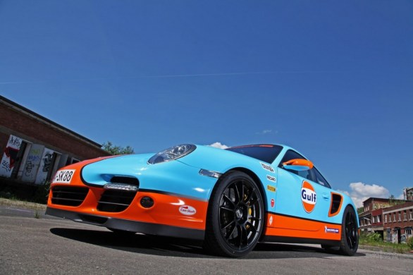 Porsche 911 Turbo: Cam Shaft la trasforma in Gulf