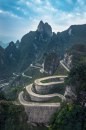 Red Bull Drift Show in Tianmenshan Mountain