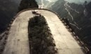 Red Bull Drift Show in Tianmenshan Mountain
