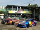 Red Bull Drift Show in Tianmenshan Mountain