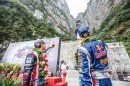 Red Bull Drift Show in Tianmenshan Mountain