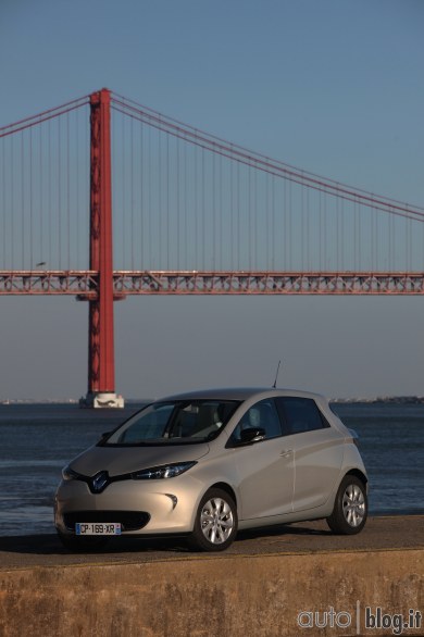 Renault Zoe, la prima vera elettrica provata a Lisbona