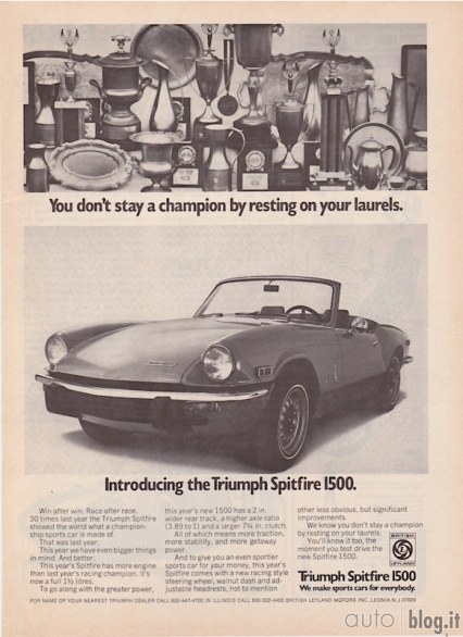 Rubrica Amarcord: Triumph Spitfire