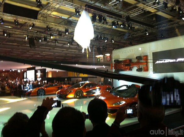 Salone di Parigi 2012 Live: prime immagini sulla McLaren P1 Concept