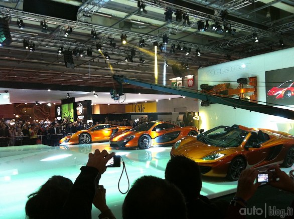Salone di Parigi 2012 Live: prime immagini sulla McLaren P1 Concept