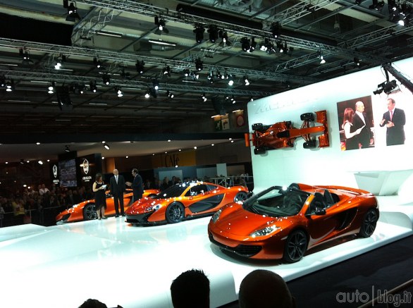 Salone di Parigi 2012 Live: prime immagini sulla McLaren P1 Concept