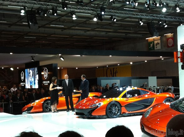 Salone di Parigi 2012 Live: prime immagini sulla McLaren P1 Concept