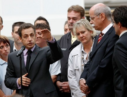 Smart Electric Drive: Sarkozy visita la fabbrica di Hambach