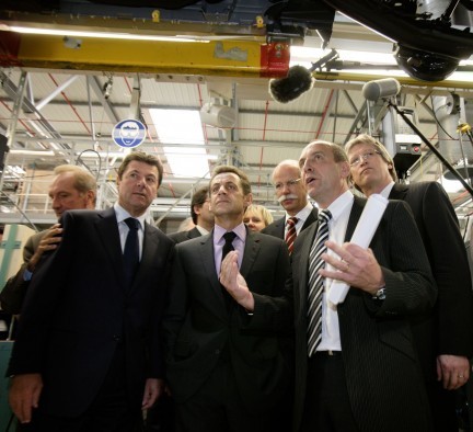 Smart Electric Drive: Sarkozy visita la fabbrica di Hambach