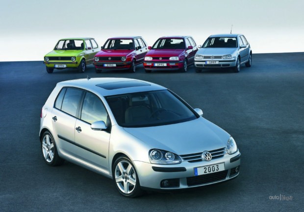 Volkswagen Golf: una storia lunga 40 anni