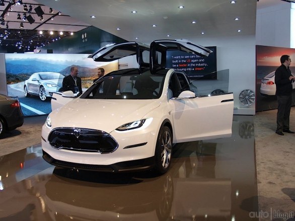 Tesla Model X - Salone di Detroit 2013 Live