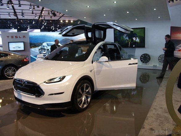 Tesla Model X - Salone di Detroit 2013 Live
