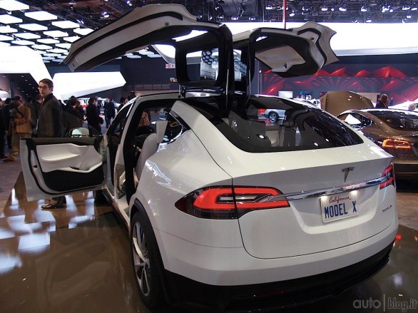 Tesla Model X - Salone di Detroit 2013 Live