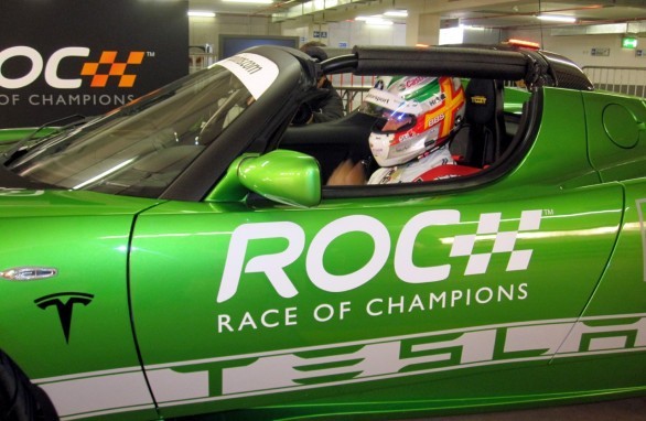 Tesla Roadster Race of Champions 2010