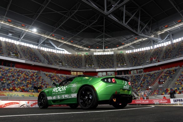 Tesla Roadster Race of Champions 2010