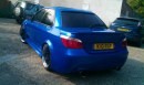 Una Subaru Impreza con frontale Audi e posteriore BMW