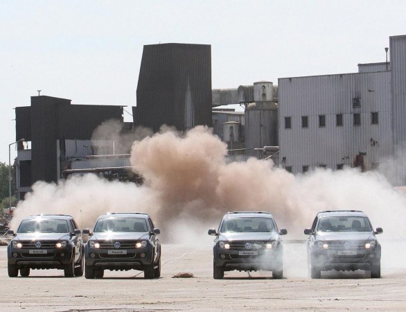 Volkswagen Amarok ciminiera demolita